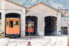 
Trams '1' and '21' at Soller, Mallorca, May 2016