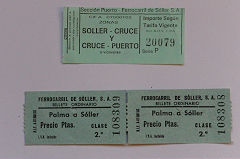 
Soller railway and tramway tickets from May 2003