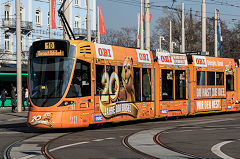 
Basel tram '182', February 2019