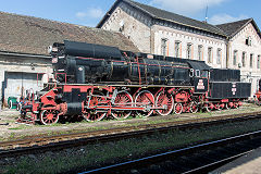 
CFR '142 044', 2-8-4 built by Resita 433 in 1939 at Oradea, June 2019