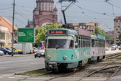 
Oradea tram '19' and trailer '119', June 2019