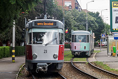 
Oradea tram '21' and trailer '119', June 2019