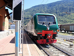 
FS 'E464 258' at Tirano, Italy, September 2022