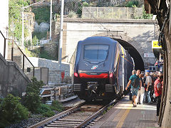 
Vernazza Station, much of it in the tunnel, October 2022