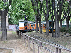 
Milan trams '4985' and '7138', Italy, May 2022