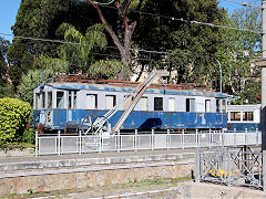 
Porta San Paolo Museum 'ECD 21' from the Rome–Civitacastellana–Viterbo railway, May 2022