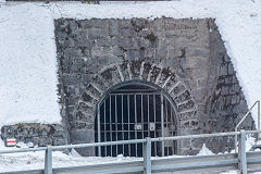 
Railside tunnel at Tirano, Italy, February 2019