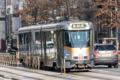 
Tram '7933' at Brussels Midi, Belgium, February 2019