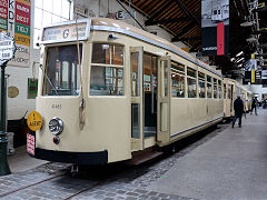 
Tram '10485' at Brussels Tram Museum, Belgium, June 2024