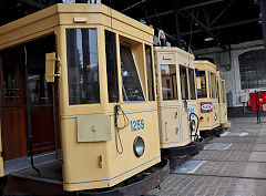 
Trams '1259' and '1348' at Brussels Tram Museum, Belgium, June 2024