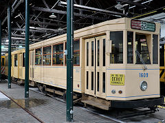 
Tram '1609' at Brussels Tram Museum, Belgium, June 2024