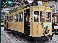 
Tram '1750' at Brussels Tram Museum, Belgium, June 2024