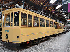 
Tram '1763' at Brussels Tram Museum, Belgium, June 2024