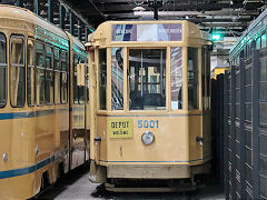 
Tram '5001' at Brussels Tram Museum, Belgium, June 2024