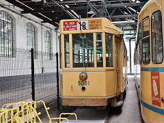 
Tram '5001' at Brussels Tram Museum, Belgium, June 2024