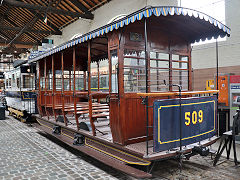 
Tram '509' at Brussels Tram Museum, Belgium, June 2024