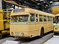 
Trolleybus '6023' at Brussels Tram Museum, Belgium, June 2024