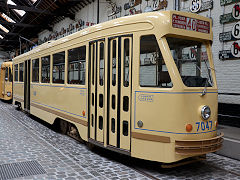 
Tram '7047' at Brussels Tram Museum, Belgium, June 2024