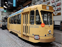 
Tram '9079' at Brussels Tram Museum, Belgium, June 2024