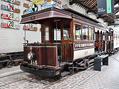 
SGCFE Tram '346' at Brussels Tram Museum, Belgium, June 2024