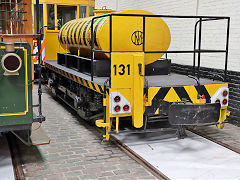 
Works tram  '131' at Brussels Tram Museum, Belgium, June 2024