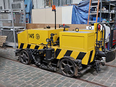 
Works tram  '145' at Brussels Tram Museum, Belgium, June 2024