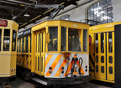 
Works tram  '46' at Brussels Tram Museum, Belgium, June 2024