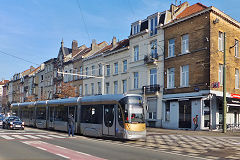 
Tram '3081' at Brussels Midi, Belgium, February 2019