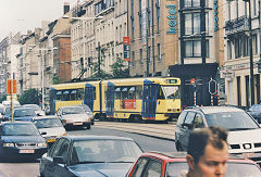 
Tram '7768' at Brussels Midi, Belgium, September 2002