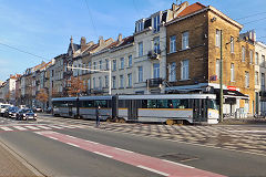 
Tram '7947' at Brussels Midi, Belgium, February 2019