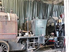 
'AD 05' from Andre Dumont Mines 0-6-0T built by Tubize in 1926, Trois Vallees, Belgium, June 2024