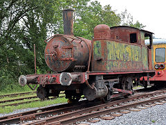 
'MF62' from Monceau-Fontaine mine, built by Baldwin in 1916 for USTC, Trois Vallees, Belgium, June 2024