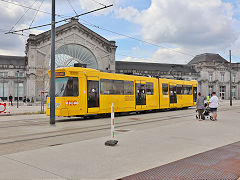 
Tram '7411' at  Charleroi, Belgium, June 2024