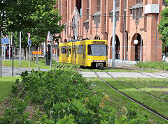 
Tram '7427' at  Charleroi, Belgium, June 2024