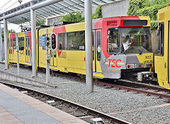 
Tram '7433' at  Charleroi, Belgium, June 2024