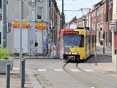 
Tram '7440' at  Charleroi, Belgium, June 2024