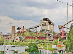 
Steelworks at Charleroi, Belgium, June 2024