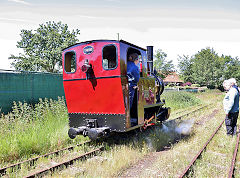 
600mm '4 Yvonne' Hnaomag 4318 of 1906 at Maldegem, Belgium, June 2024