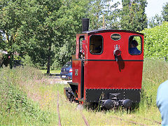 
600mm '4 Yvonne' Hnaomag 4318 of 1906 at Maldegem, Belgium, June 2024