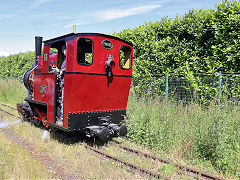 
600mm '4 Yvonne' Hnaomag 4318 of 1906 at Maldegem, Belgium, June 2024