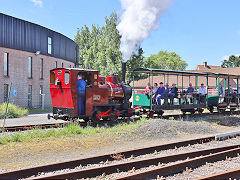 
600mm '4 Yvonne' Hnaomag 4318 of 1906 at Maldegem, Belgium, June 2024