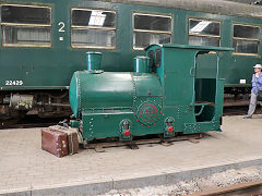 
600mm Moes green diesel at Maldegem, Belgium, June 2024