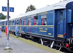 
'Wagons Lits' Dining carDining car at Maldegem, Belgium, June 2024