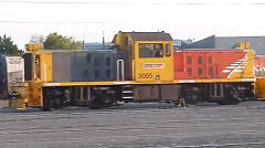 
Palmerston North, On shed in passing was DSG 3005, January 2013