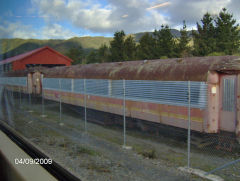 
Rimutaka Incline Railway depot, Maymorn and A56247, September 2009