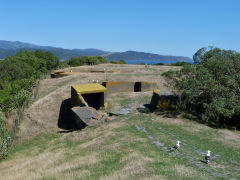 
A general view of the site, Somes Island, Wellington, January 2013