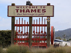 
Gold ore stamper, Thames welcome display, February 2023