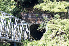 
Western exit bridge of the Karangahake Tunnel, Coromandel, March 2017