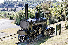 
'Davidson' loco at Ngahere, March 2017