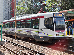
New Territories light rail '1059', Hong Kong, November 2022